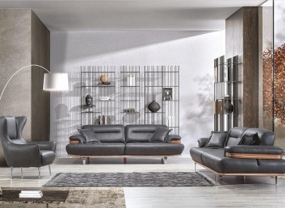 Sofa Set 321-Seater Leather Sofa Couch Suite Design Couches
